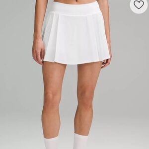 LuluLemon Side-Pleat High-Rise Tennis Skirt